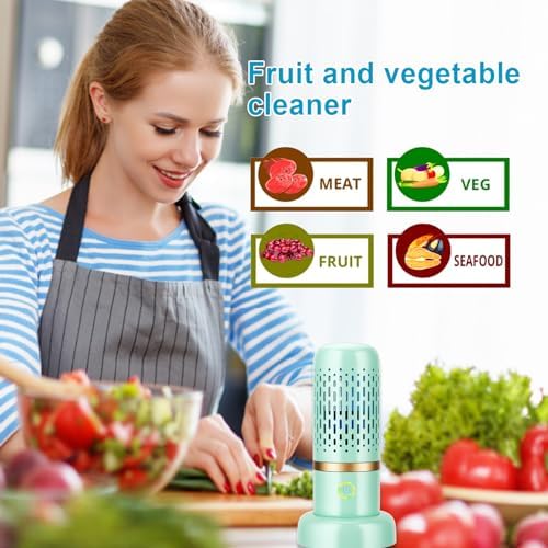 Ultrasonic Fruit Vegetable Washer Portable IPX7 Waterproof
