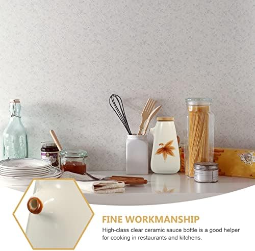 SHERCHPRY Hand-Painted Multi-Use Oil Vinegar Dispenser