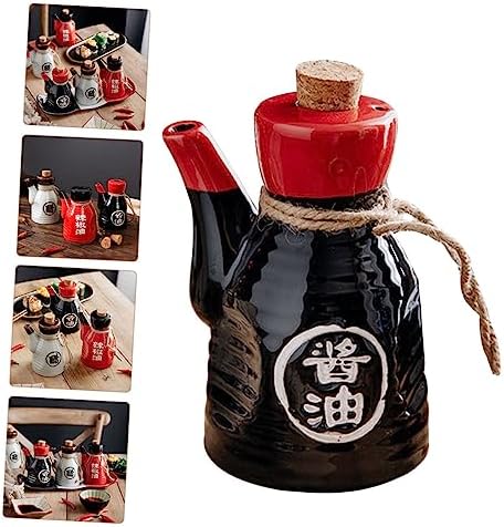 Japanese Design 200ml Ceramic Condiment Bottle