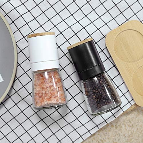 VUCCHINI STEMLESS Salt Pepper Grinder Set