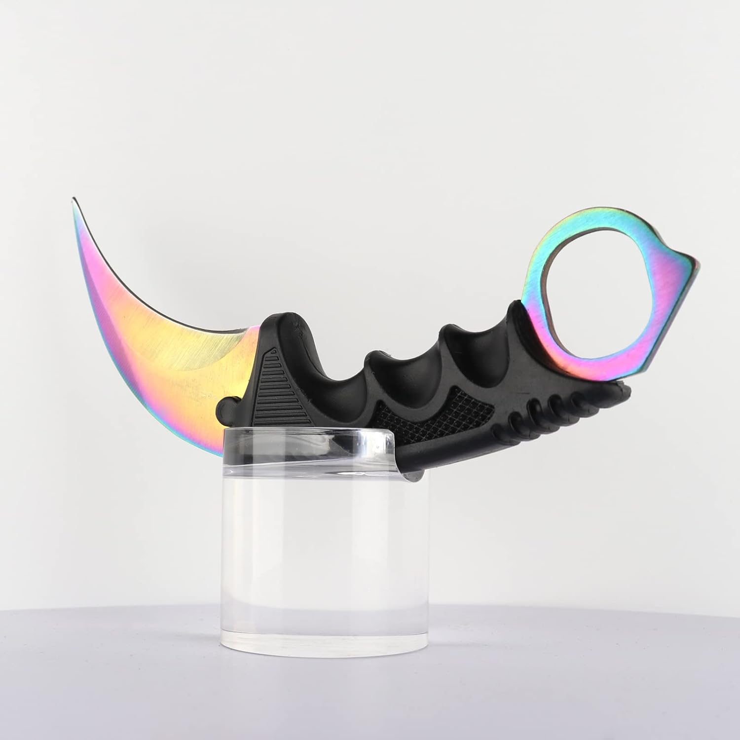 WLSANX Transparent Knife Display Rack