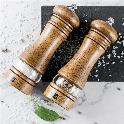 Adjustable Salt and Pepper Mill Set by JF JAMESF