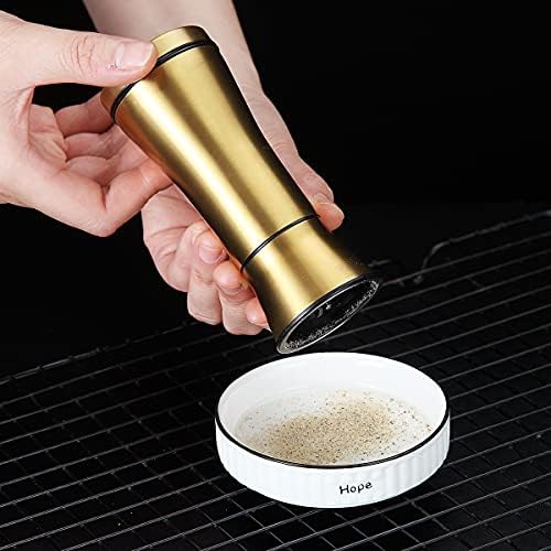 Kyraton Gold Salt Pepper Shakers Set