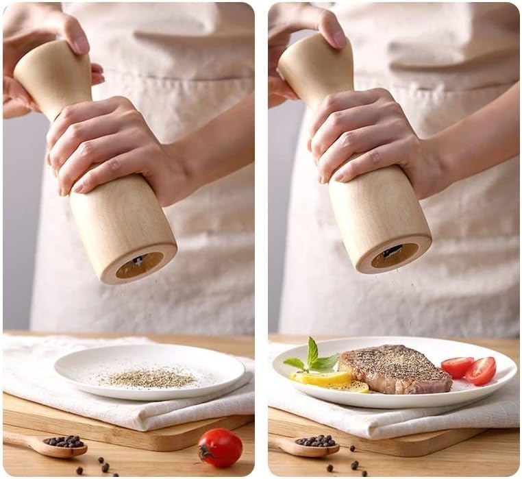 AXFSHJD Salt and Pepper Grinder Small Precision Carbon Steel Rotor