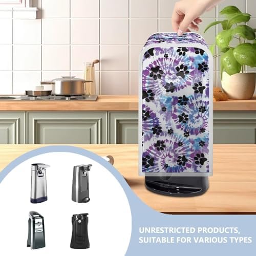 Tie Dye Paw Electric Can Opener Cover