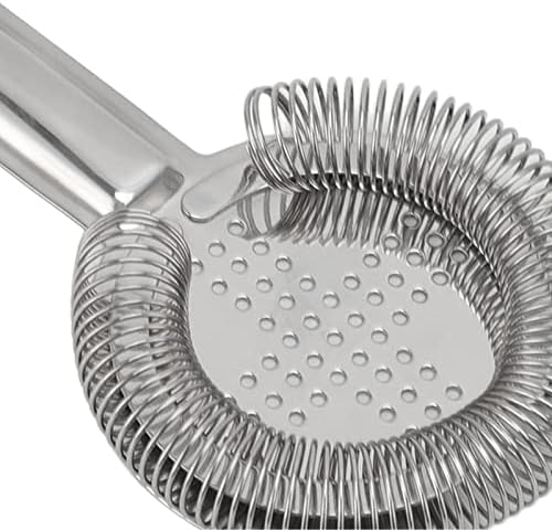 Premium 304 Stainless Steel Cocktail Strainer - Perfect for Home Restaurant Use