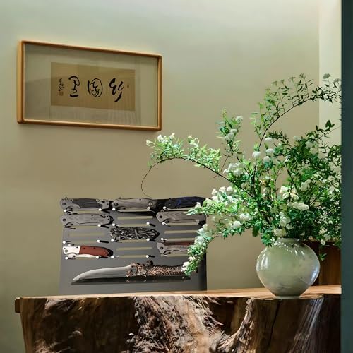 13 Knives Display Organizer Acrylic Storage Rack