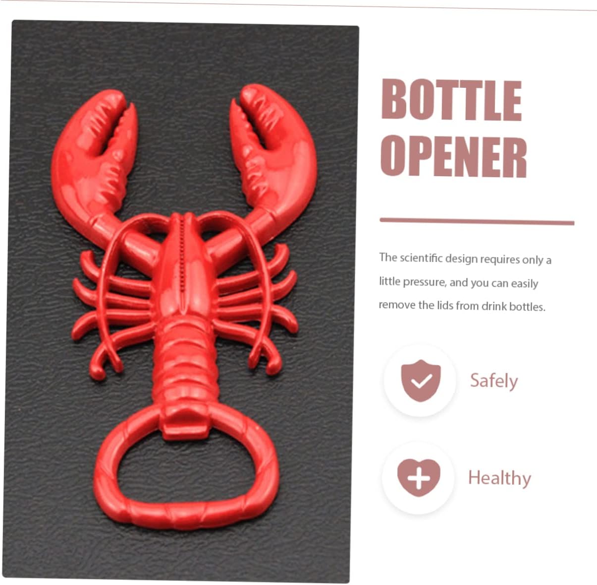 3pcs Funny Zinc Alloy Bottle Opener Keychain