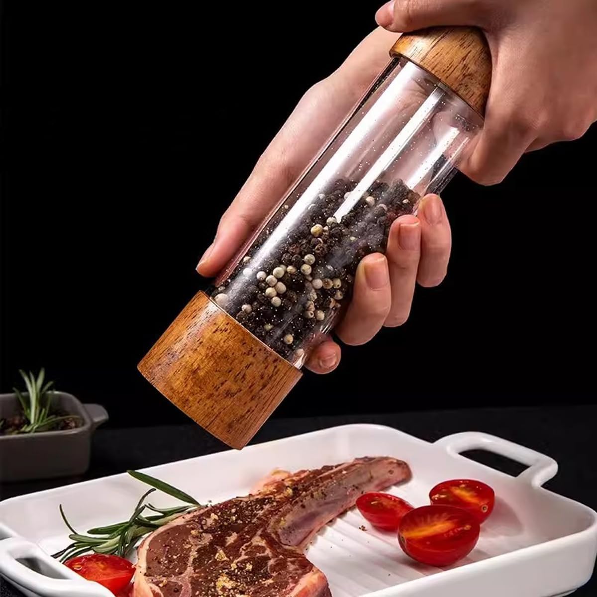 Effortless Salt Pepper Grinder Set