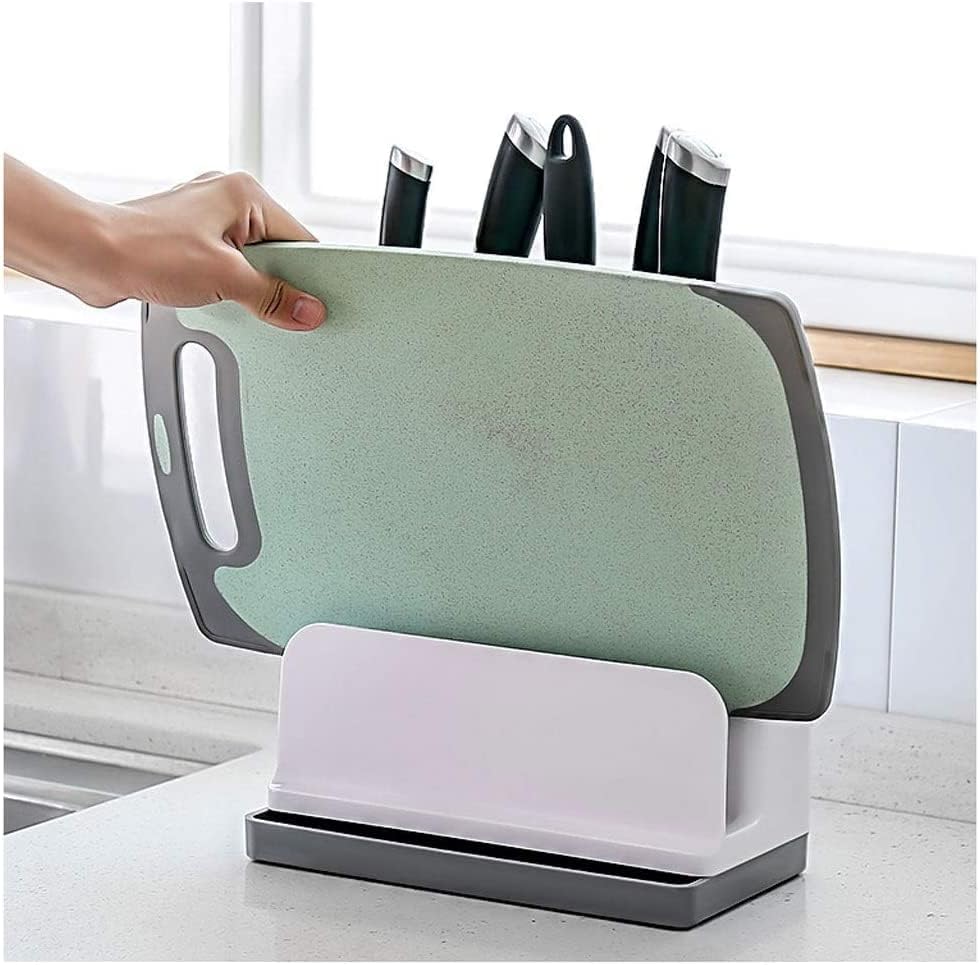 Durable Kitchen Knife Holder with Anti-Grip Handles