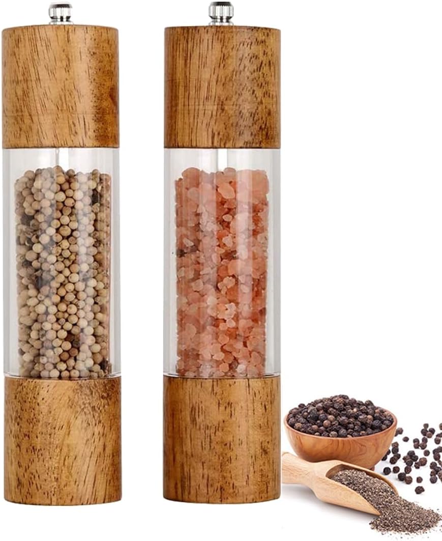 Effortless Salt Pepper Grinder Set