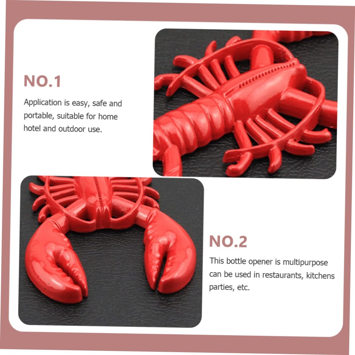 3pcs Funny Zinc Alloy Bottle Opener Keychain