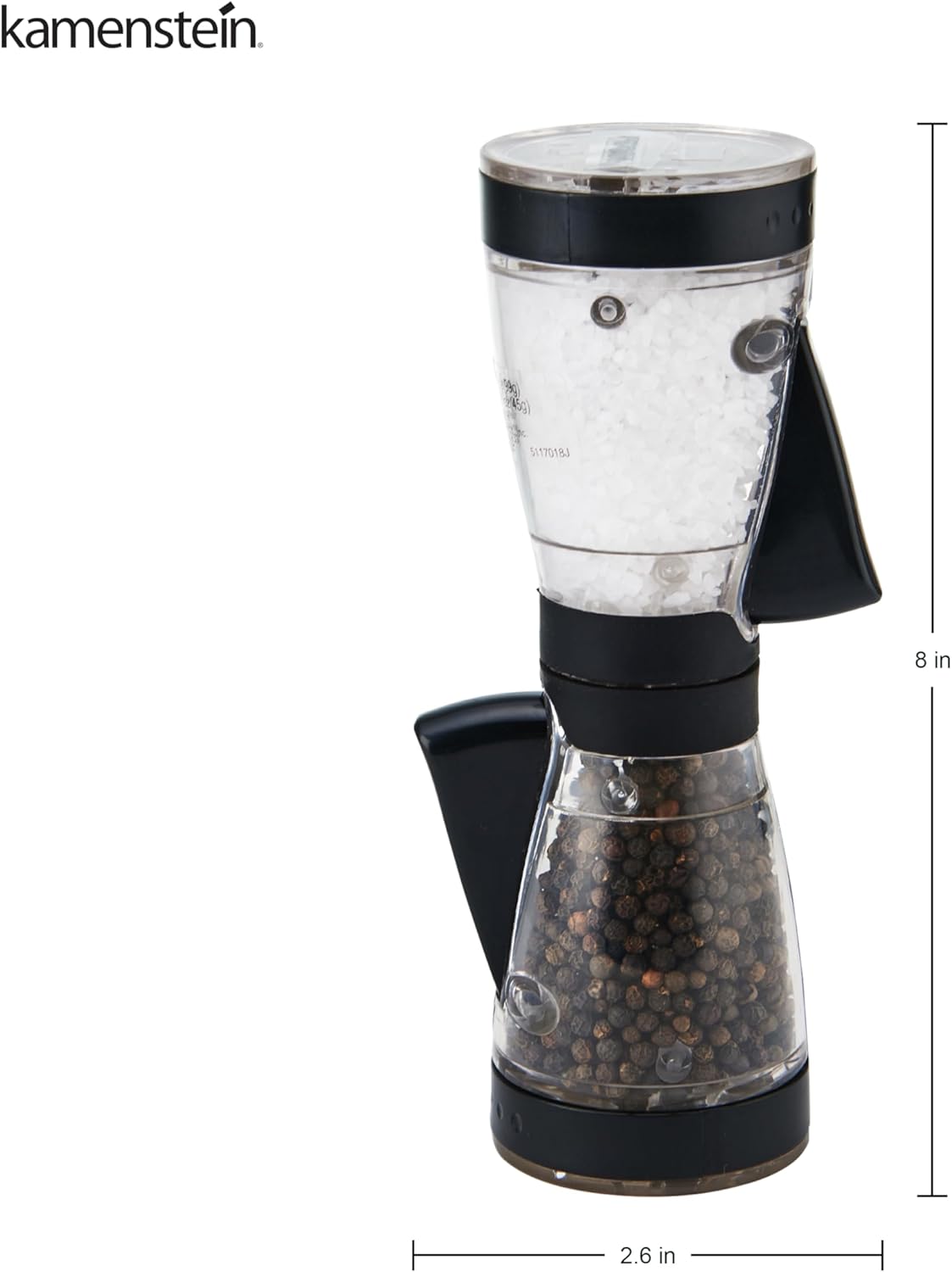 Kamenstein Dual Salt Pepper Grinder Perfect for Your Kitchens