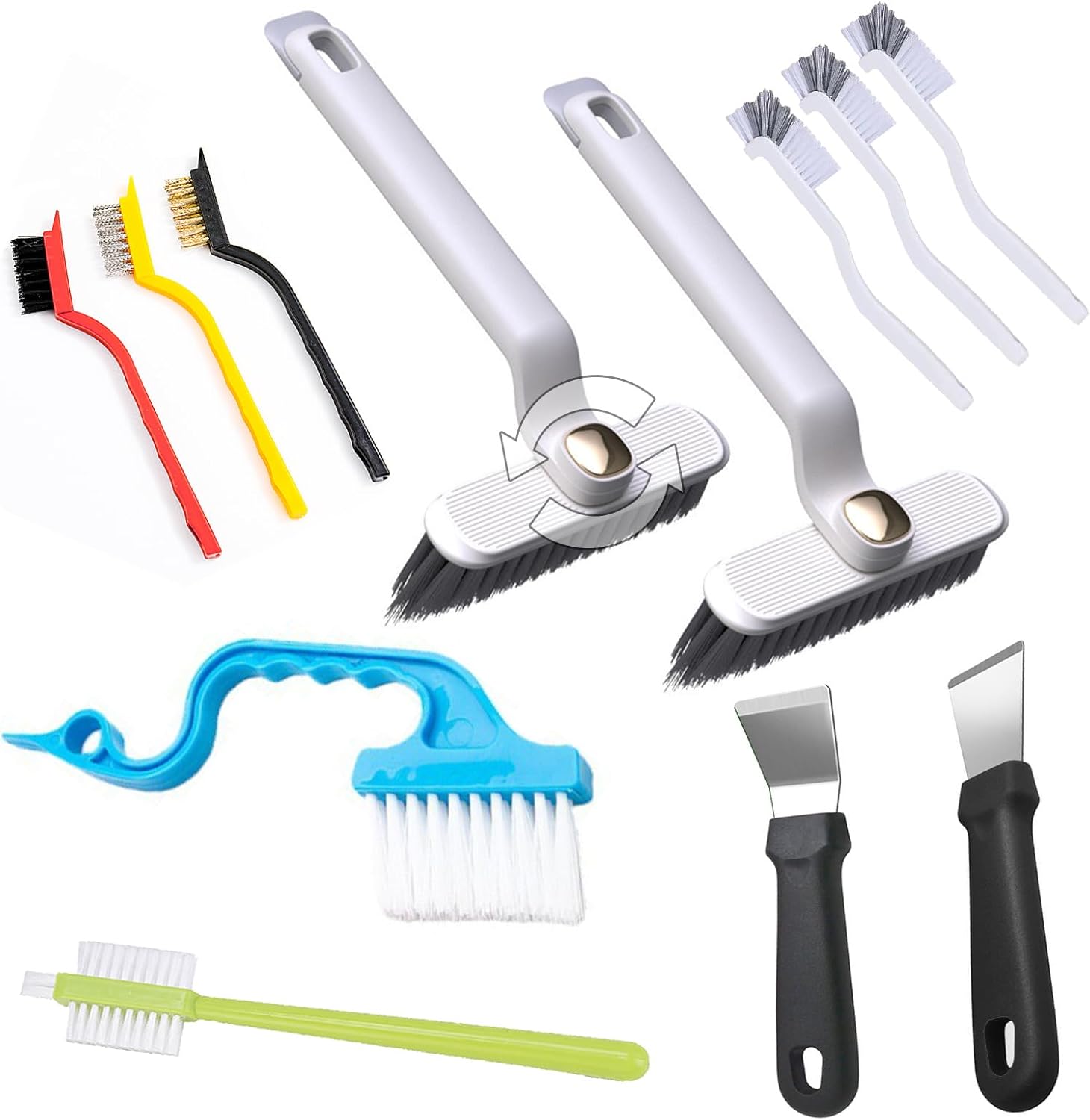 12-Piece Multi-Function Crevice Brush Kit