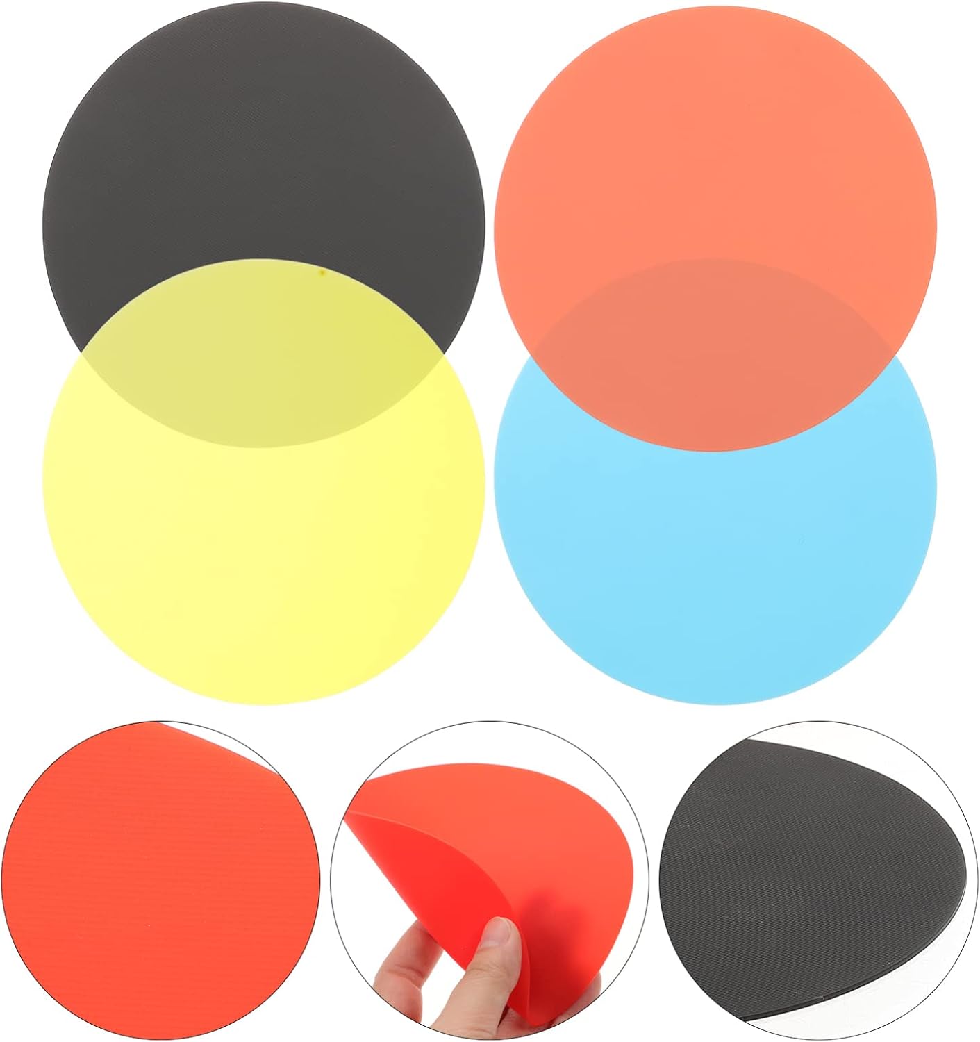 12-Piece Silicone Jar Opener Coasters