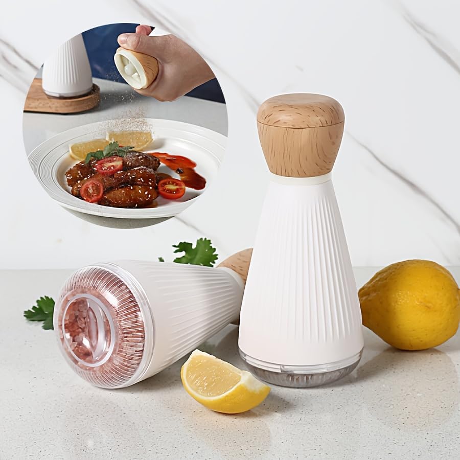 Adjustable Salt Pepper Mill Gift Set - Perfect for Home Use