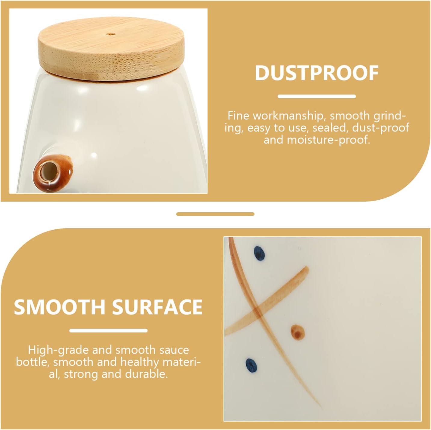 Elegant Ceramic Oil Dispenser for Kitchen Dining