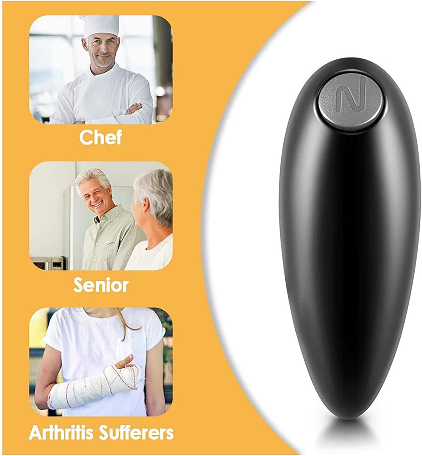 No Sharp Edges Electric Can Opener