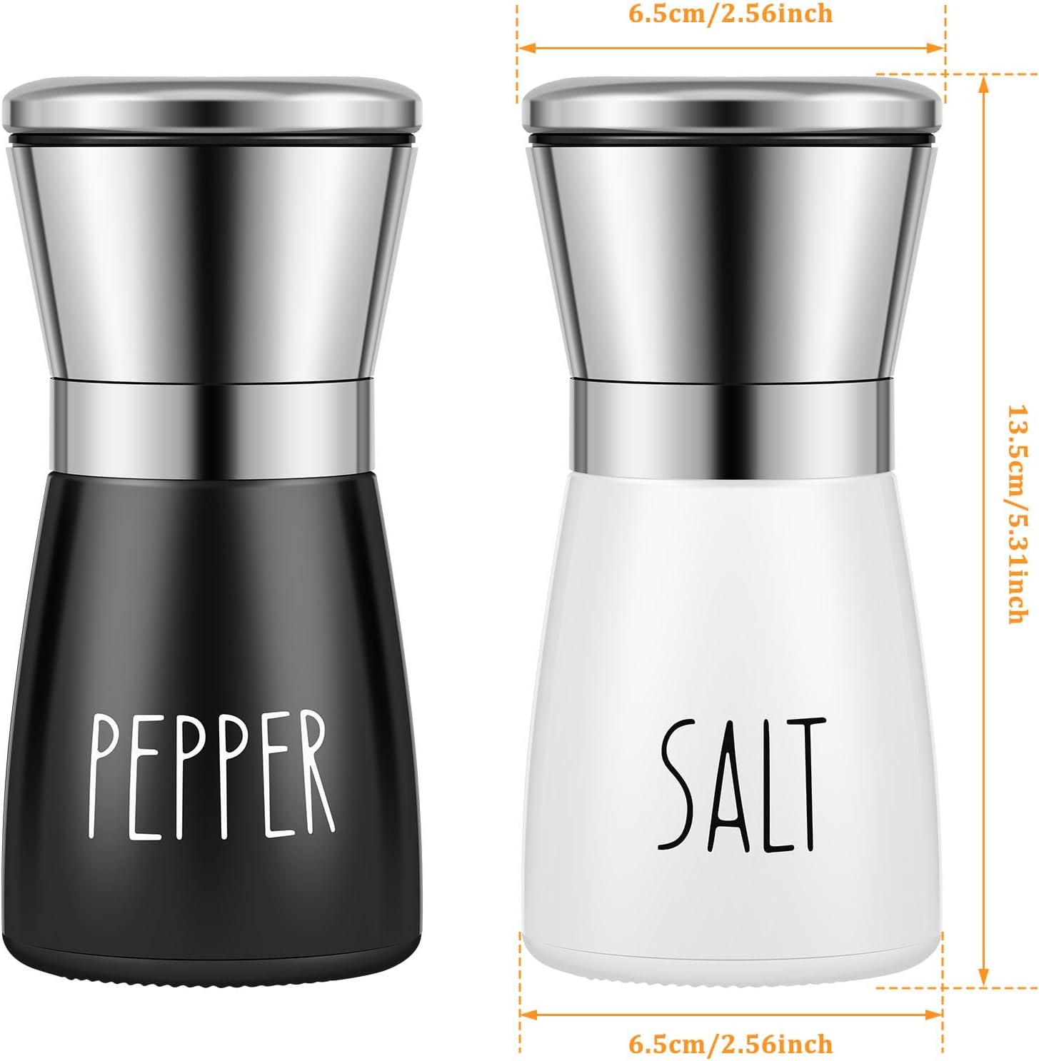 Perfect Premium Salt Pepper Grinder Set with Adjustable Settings