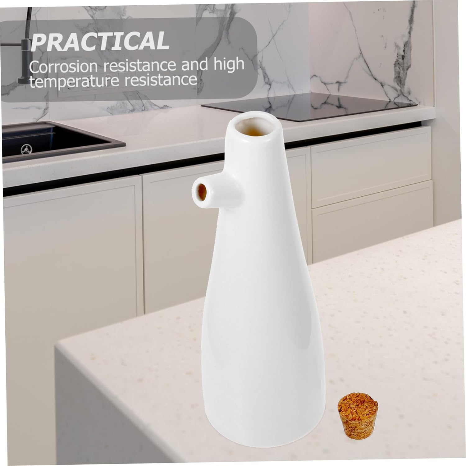 Ceramis Wood Soy Sauce Pot Multi-Function Oil Vinegar Dispenser - Japanese Style Kitchenessential