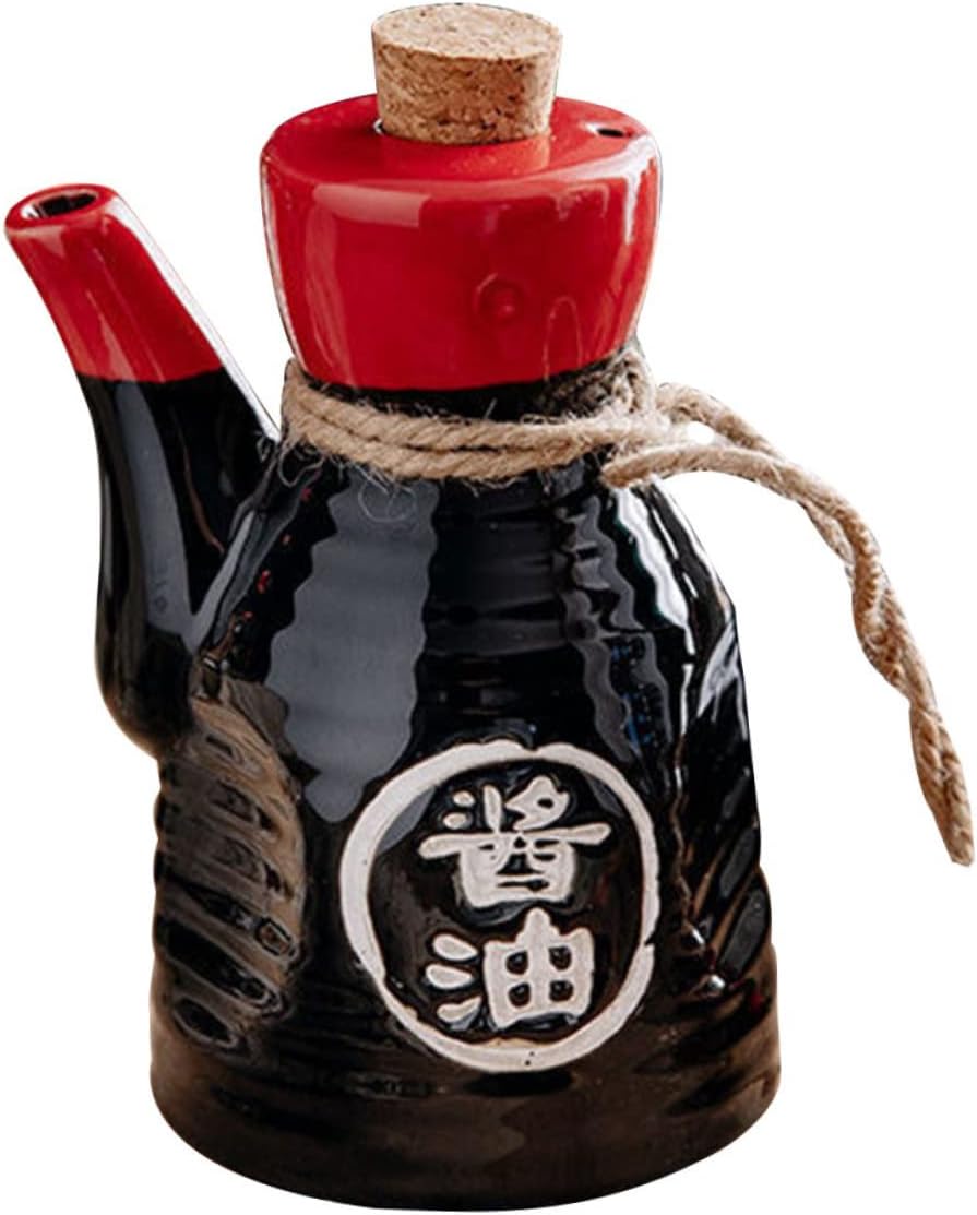 posh black sauce dispenser