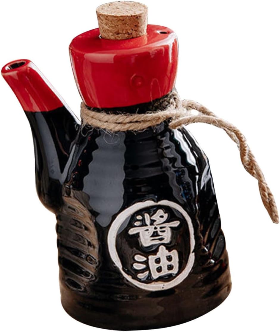 Soy Sauce Surrounds Heart - 200ml Ceramic Condiment Dispenser
