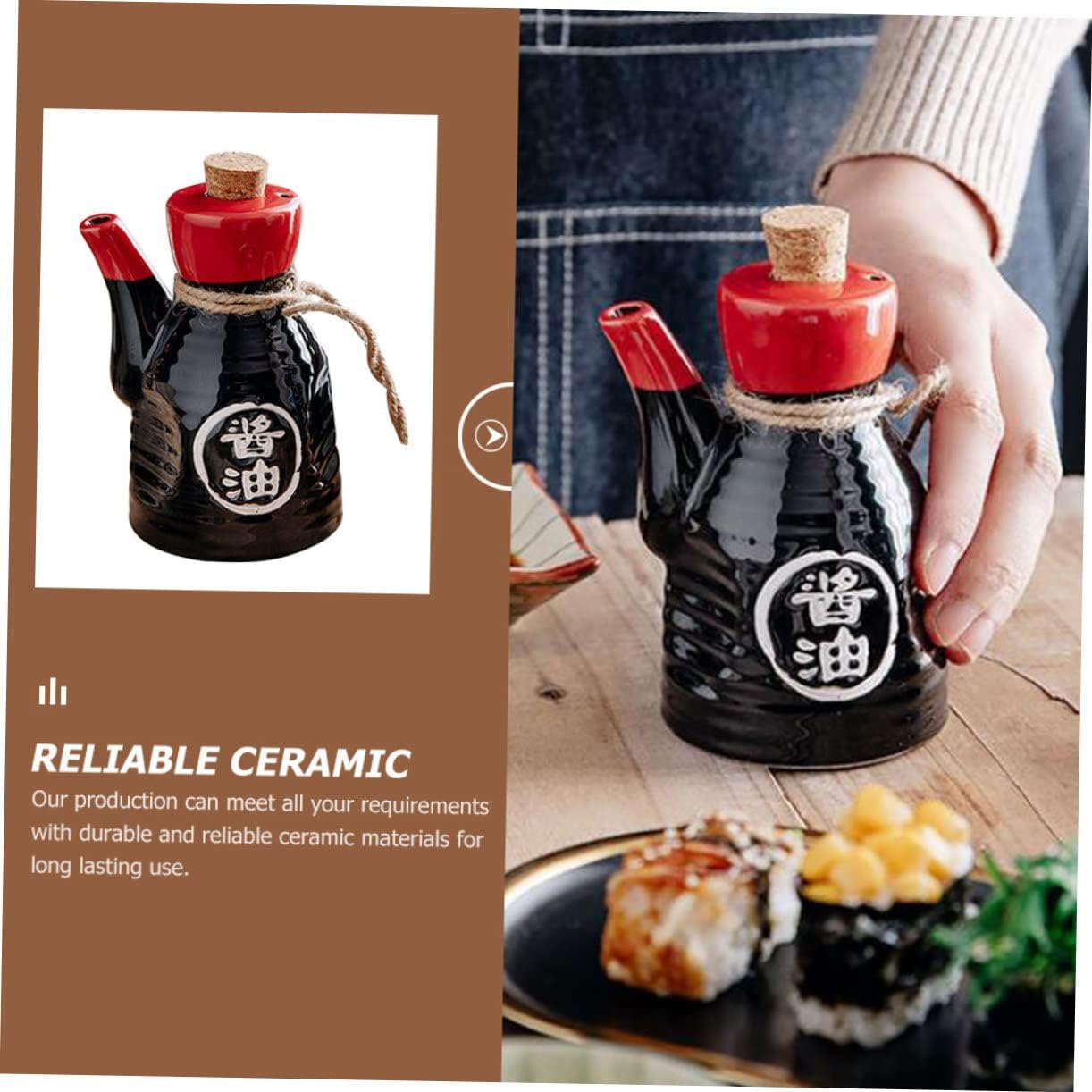 Labrim Japanese Ceramic Sauce Bottle