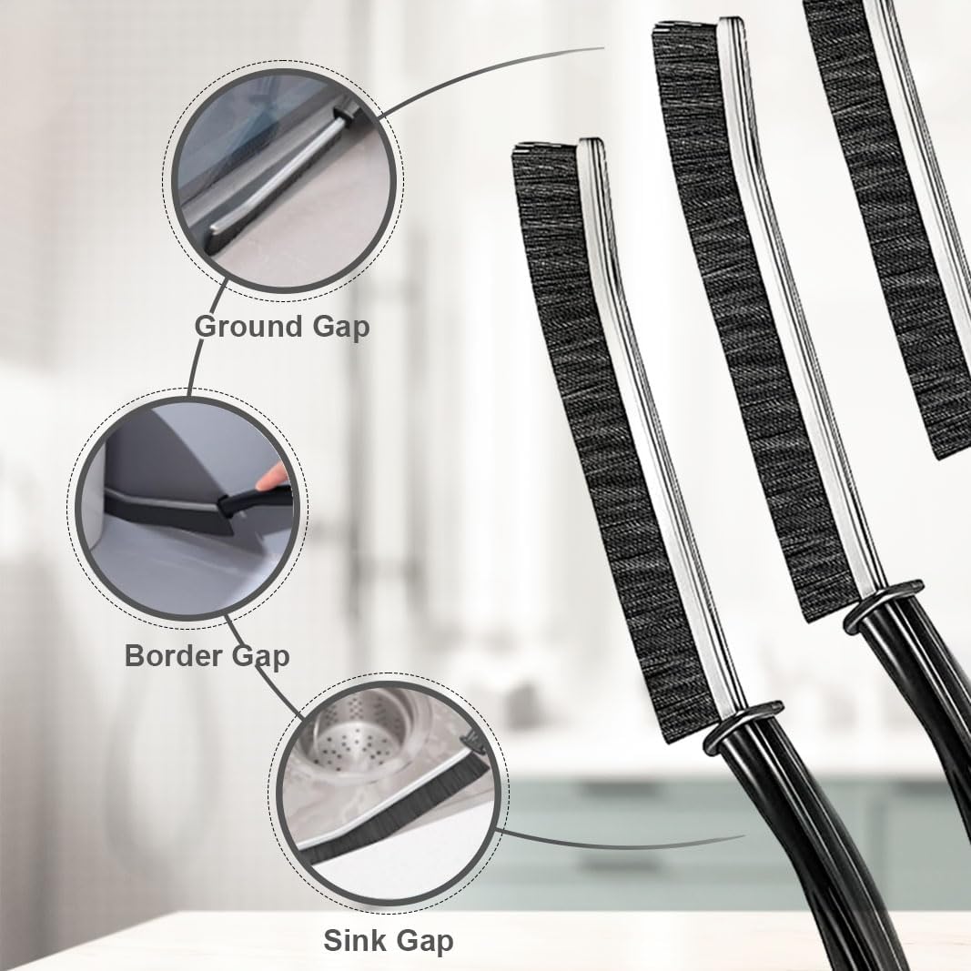 3-Piece Multifunctional Crevice Surface Cleaning Set