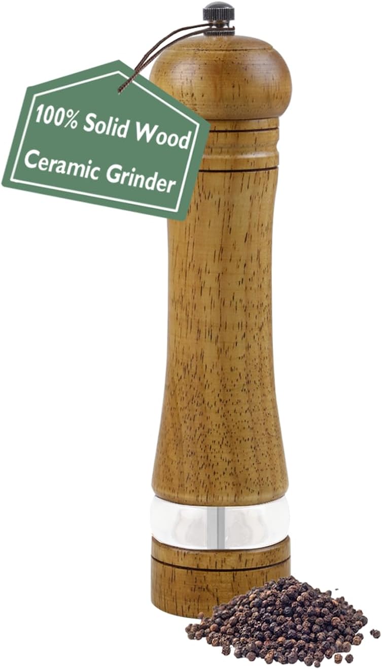ManGotree 85-Inch Wooden Pepper Mill