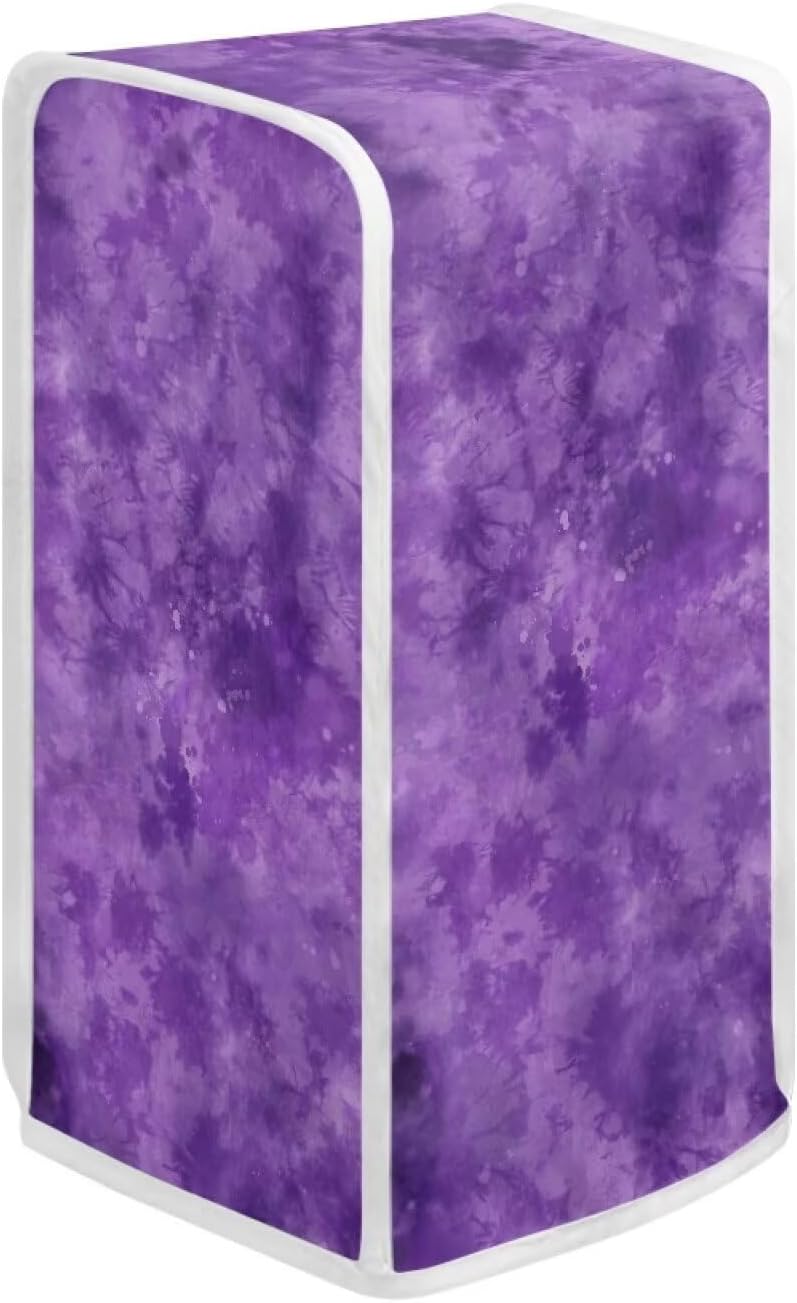 Purple Tie-Dye Can Opener Cover