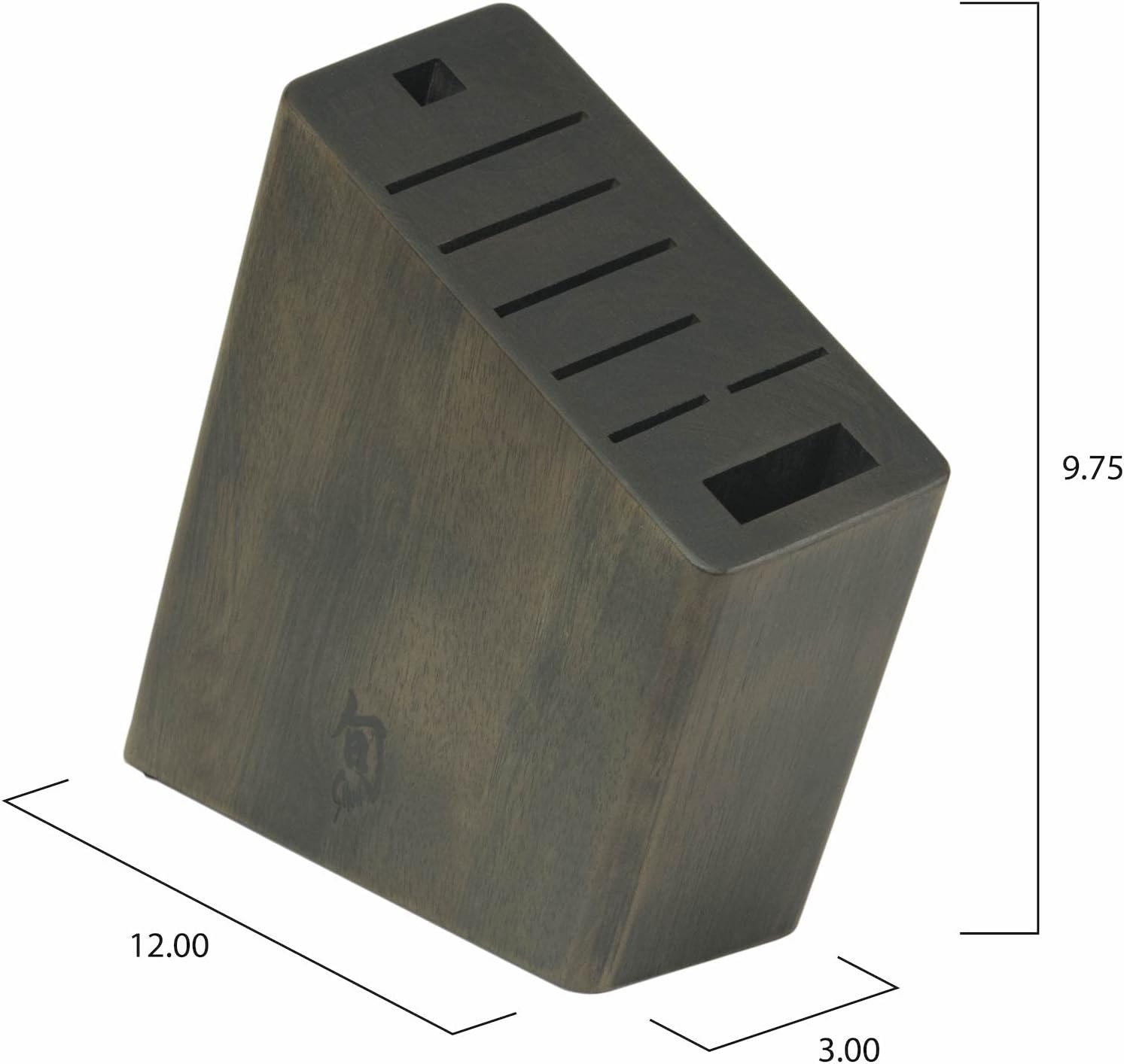 Shun Angled Knife Block for Professional and Home Chefs