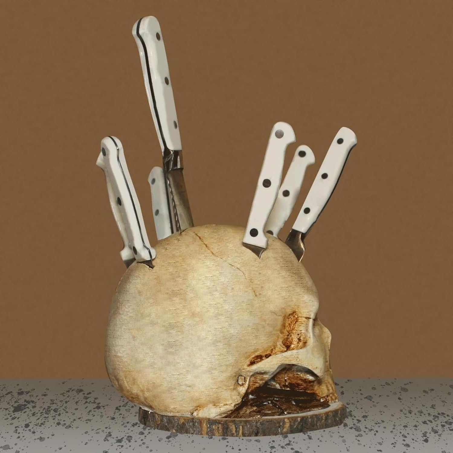 Gothic Spider Halloween Knives Decorative Mulong Skeleton Deck Holder