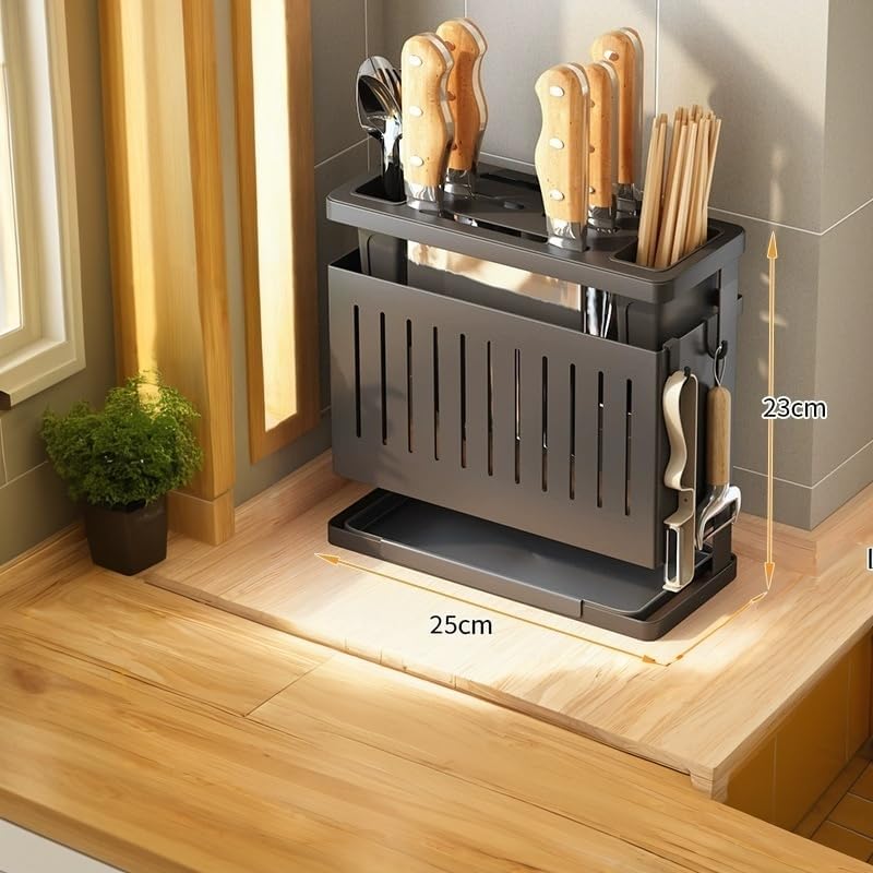 Wall-Mounted Knife Block Holder