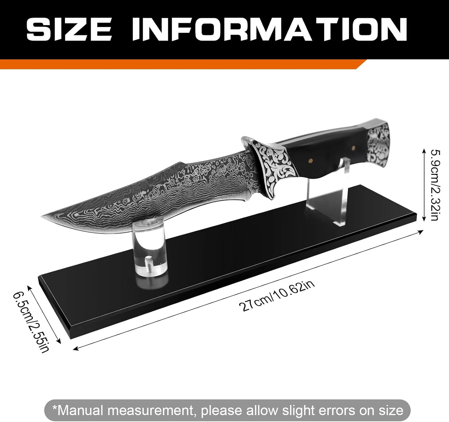 Acrylic Knife Display Stand