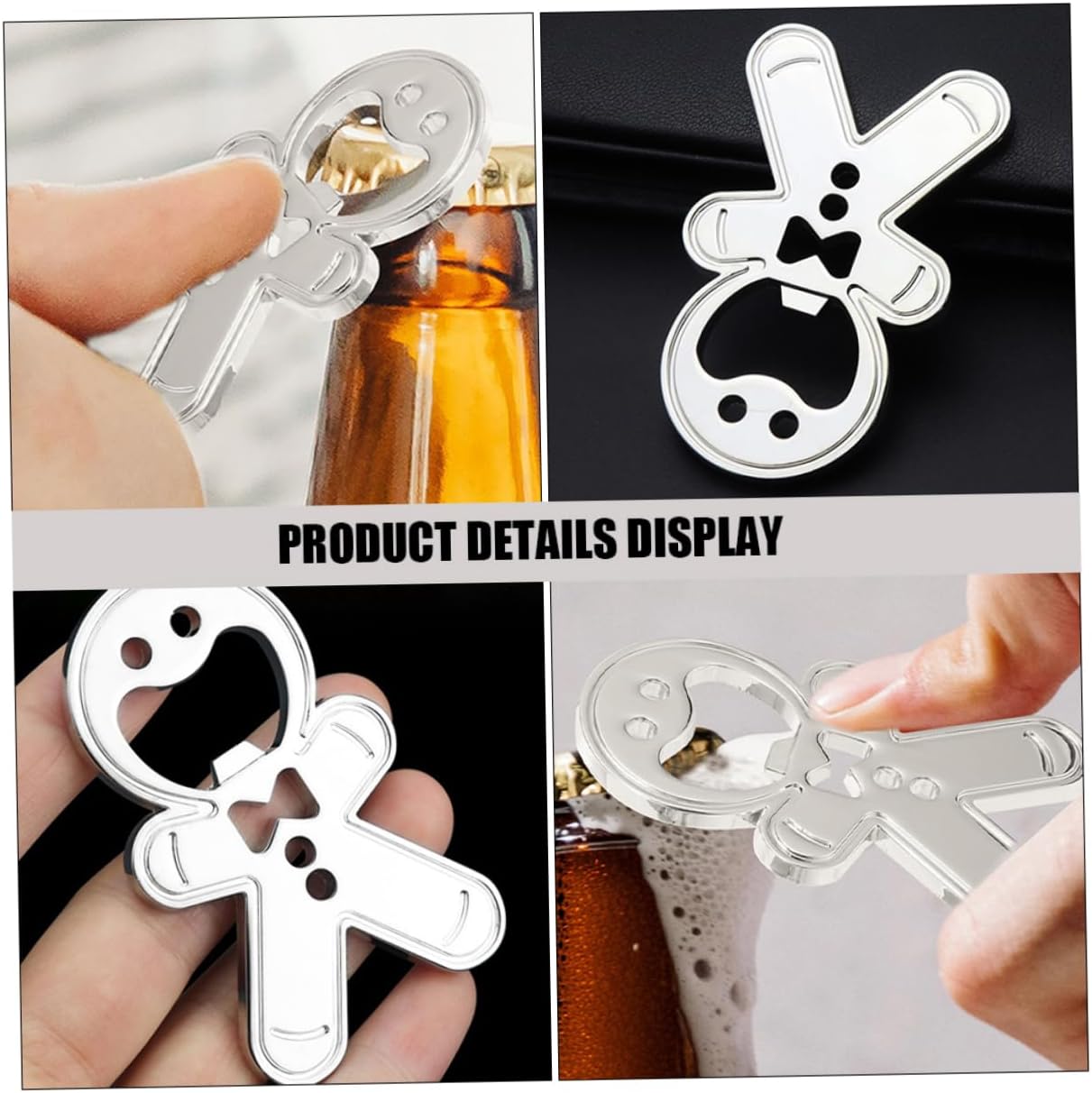Zerodeko 4-Piece Bottle Opener Set