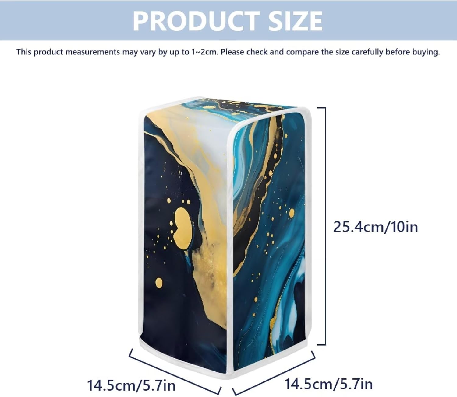Oamsistay Blue Marble Print Dust Cover for Can Opener