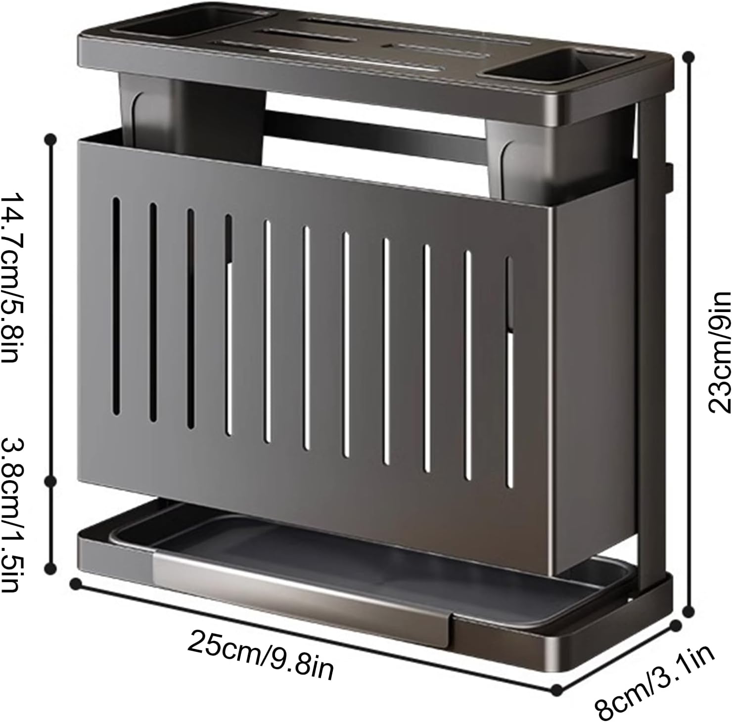 Wall-Mounted Knife Block Holder
