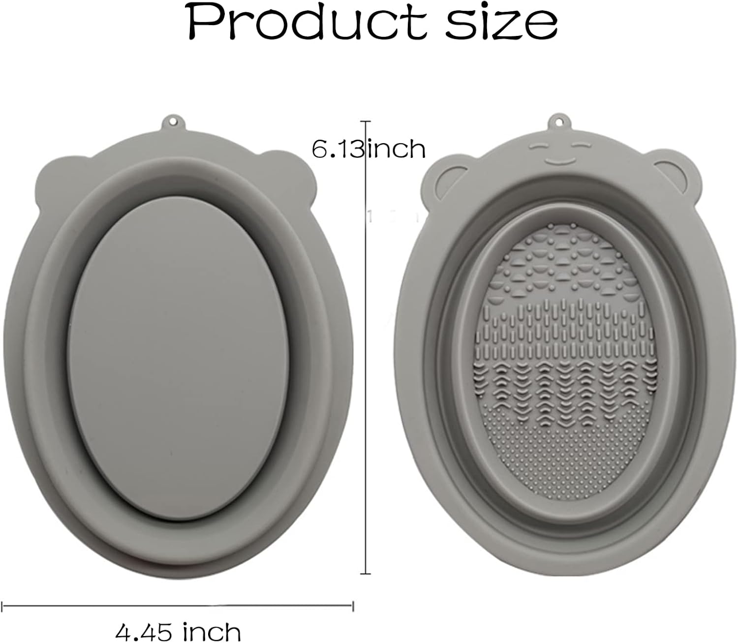 Multifunctional Brush Cleaning Cup Mat Bowl Travel Errors Mat Gift Pink