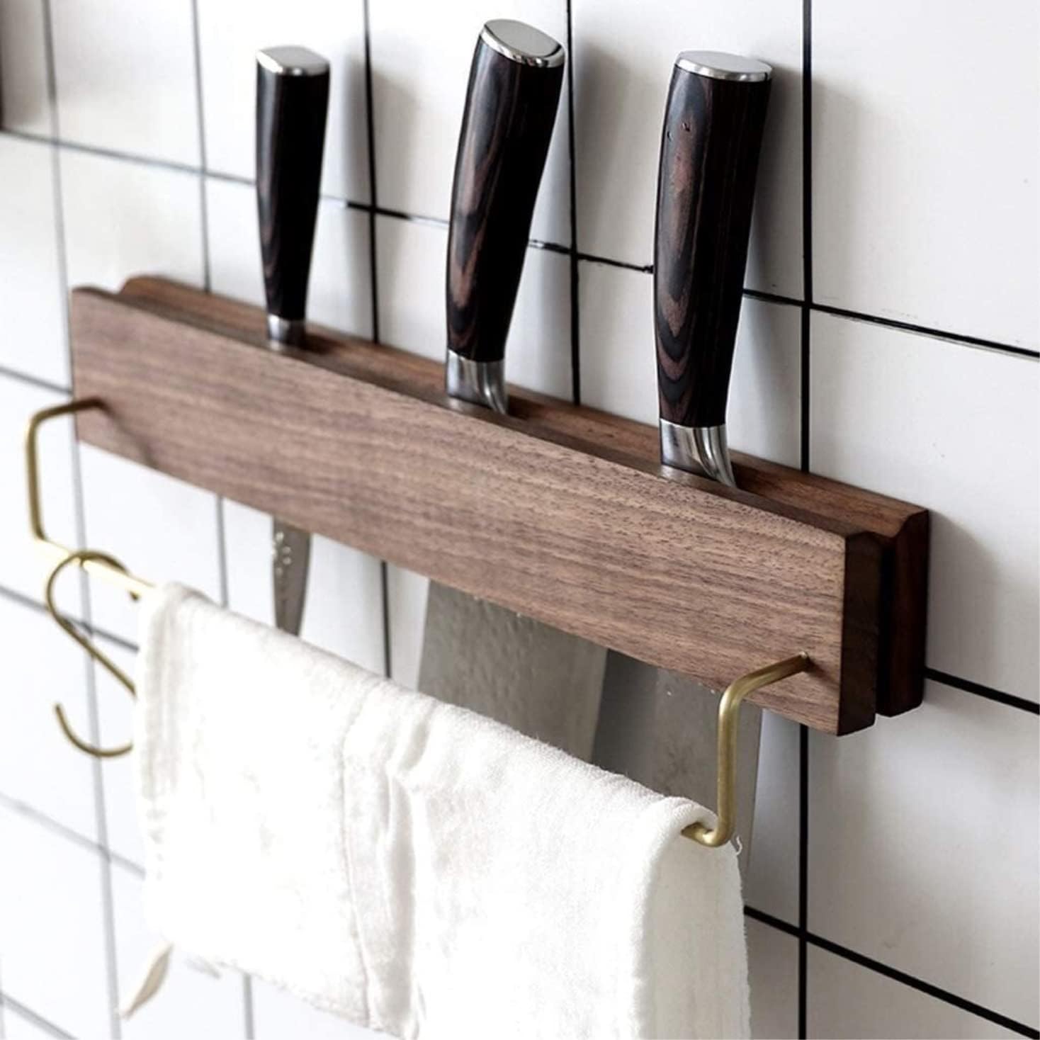ZAEGO Kitchen Knife Holder Durable and Stylish for Walls