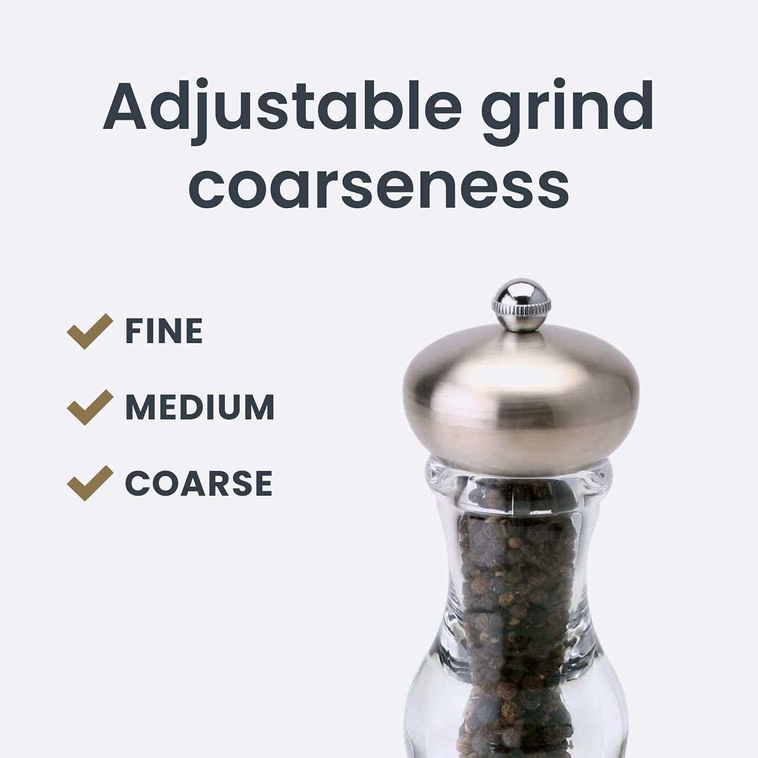 Olde Thompson 7 Del Norte Adjustable Pepper Mill