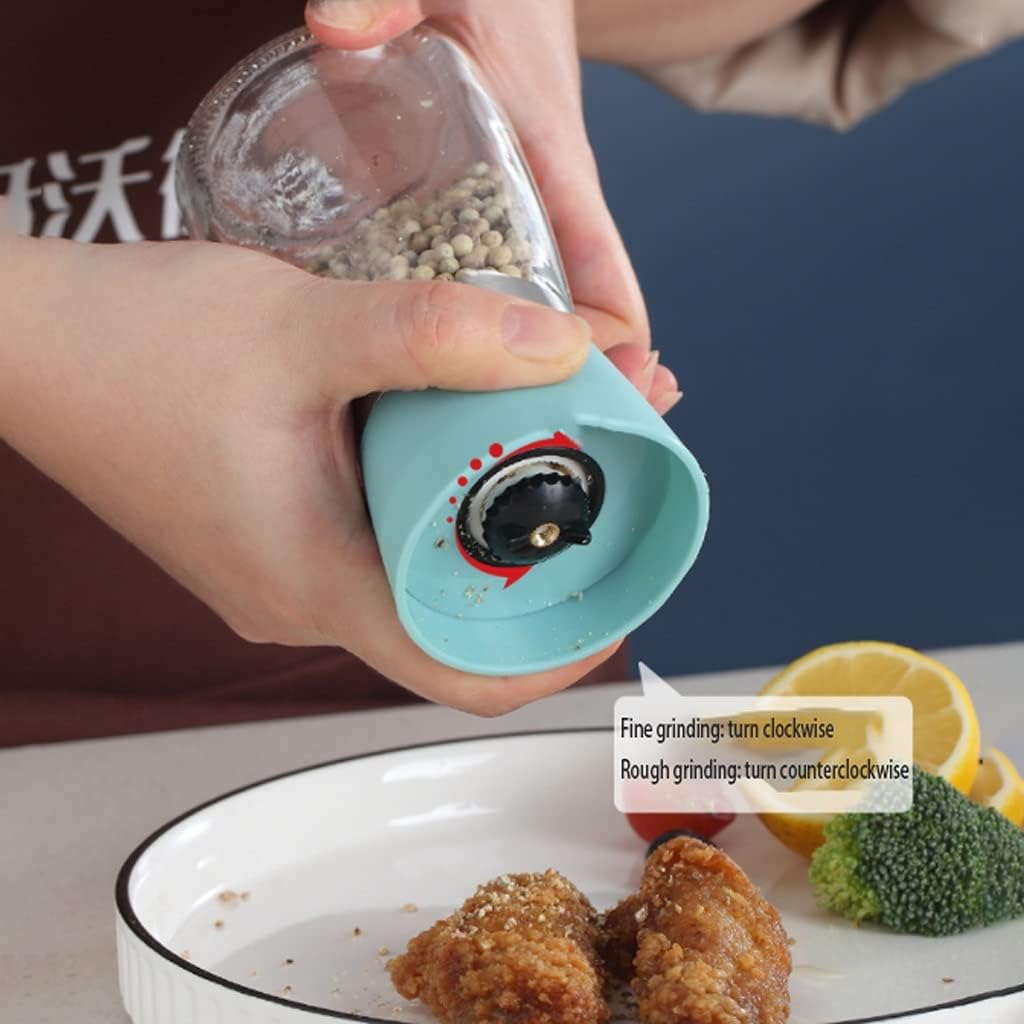 Professional Salt Pepper Mill Set Refillable Durable