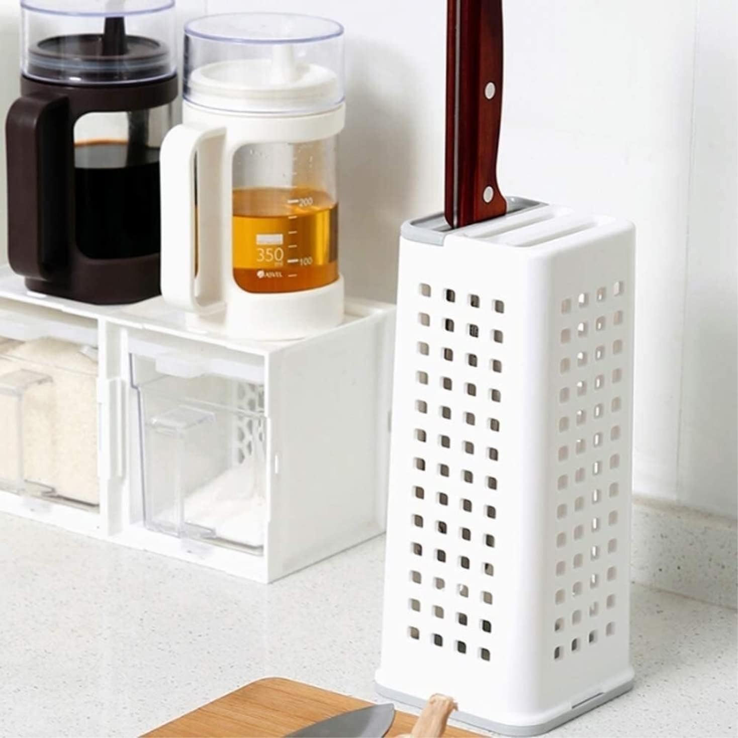 ZAEGO Kitchen Knife Holder Durable Smart Kitchen Storage Solution