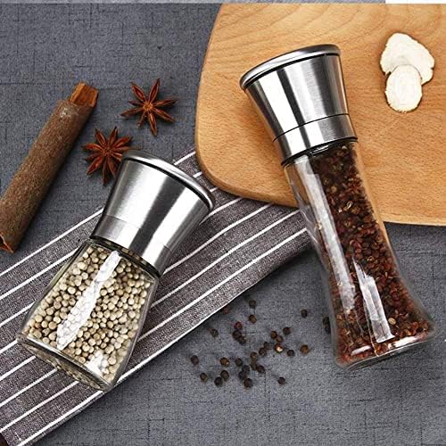 SEFAX Stainless Steel Salt Pepper Mill Set