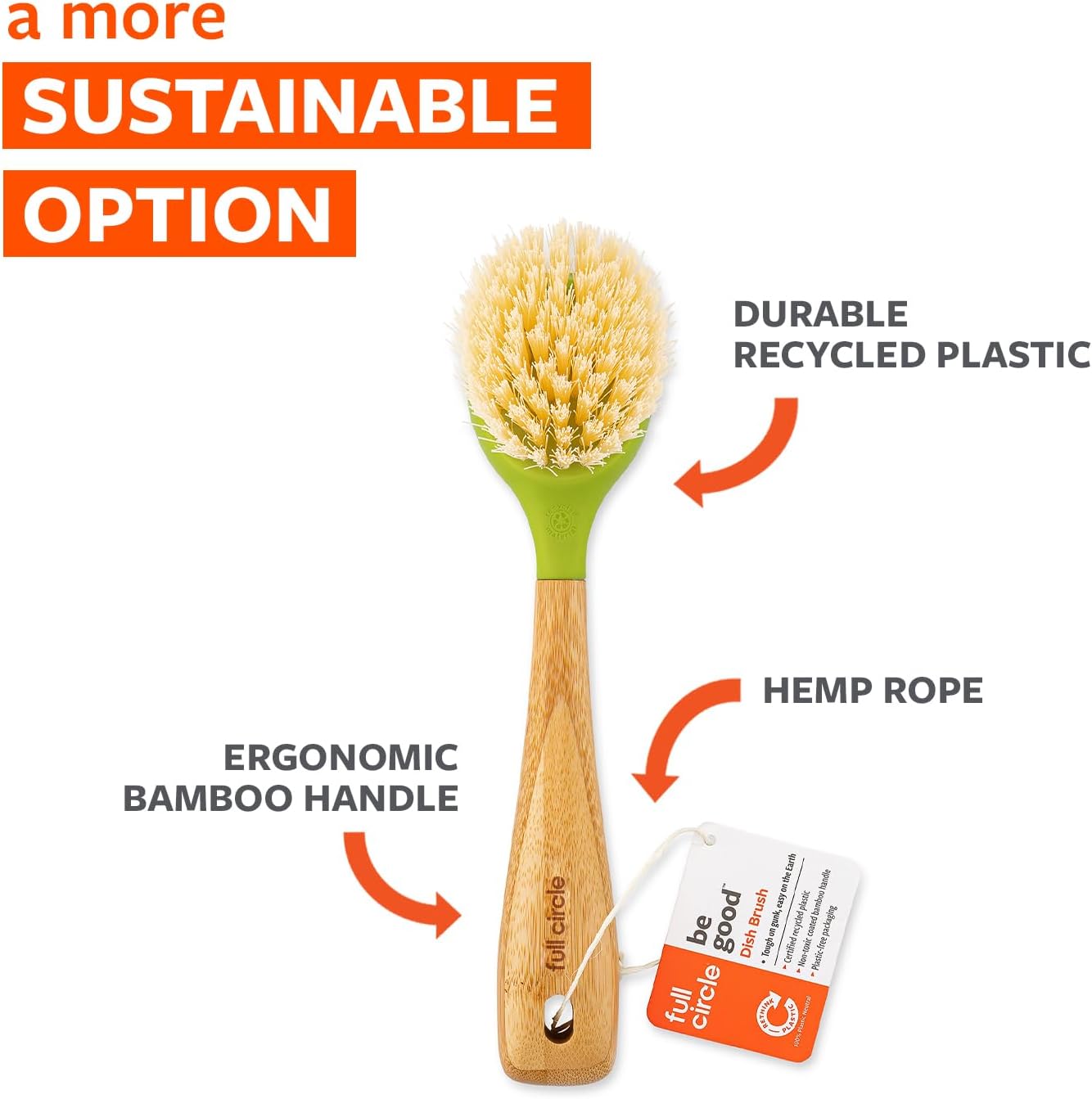 Sustainable Dish Brush Bundle for a Cleaner Kitchen