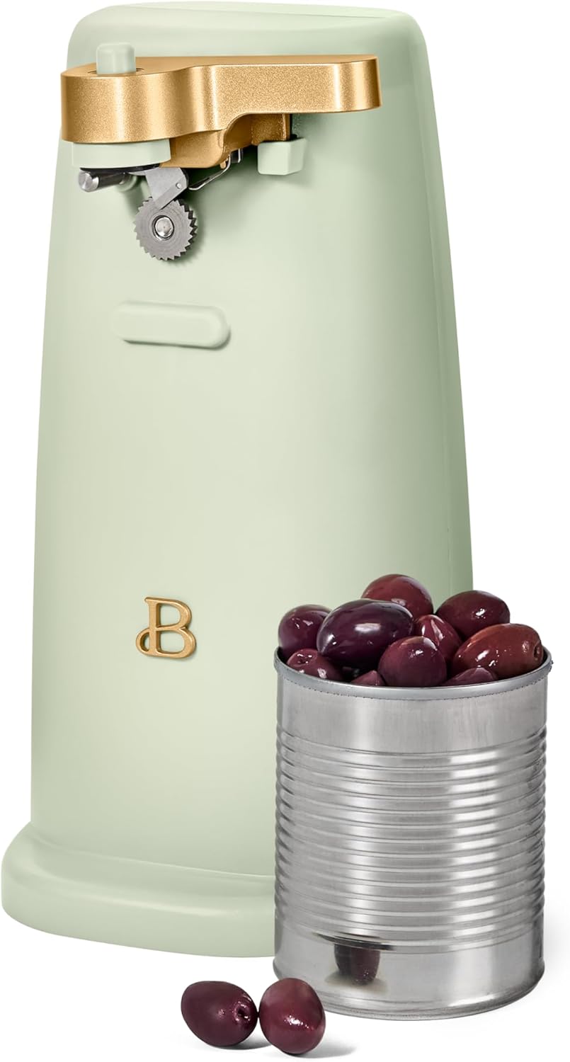 Electric Can Opener with Stainless Steel Blade