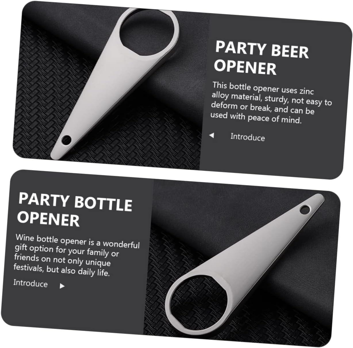 Zerodeko Bottle Opener Multi-Functional Beverage Soda Can Opener