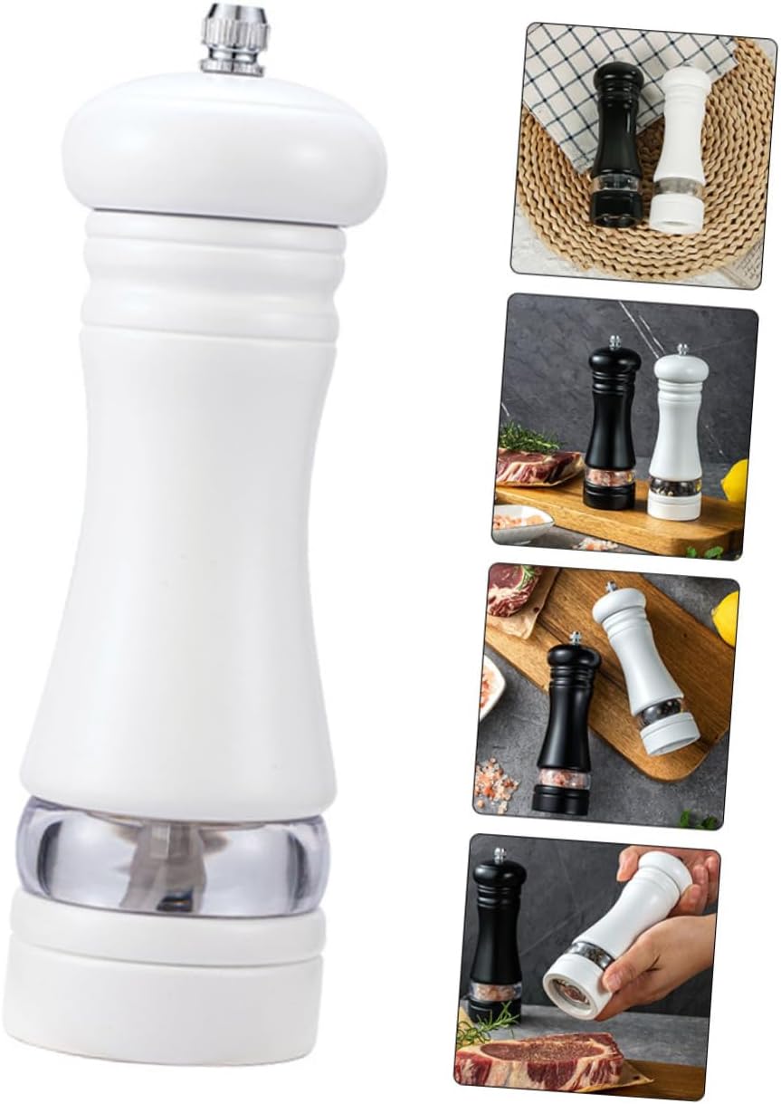 Manual Pepper Mill 6-Inch Set for Sea Salt Shaker