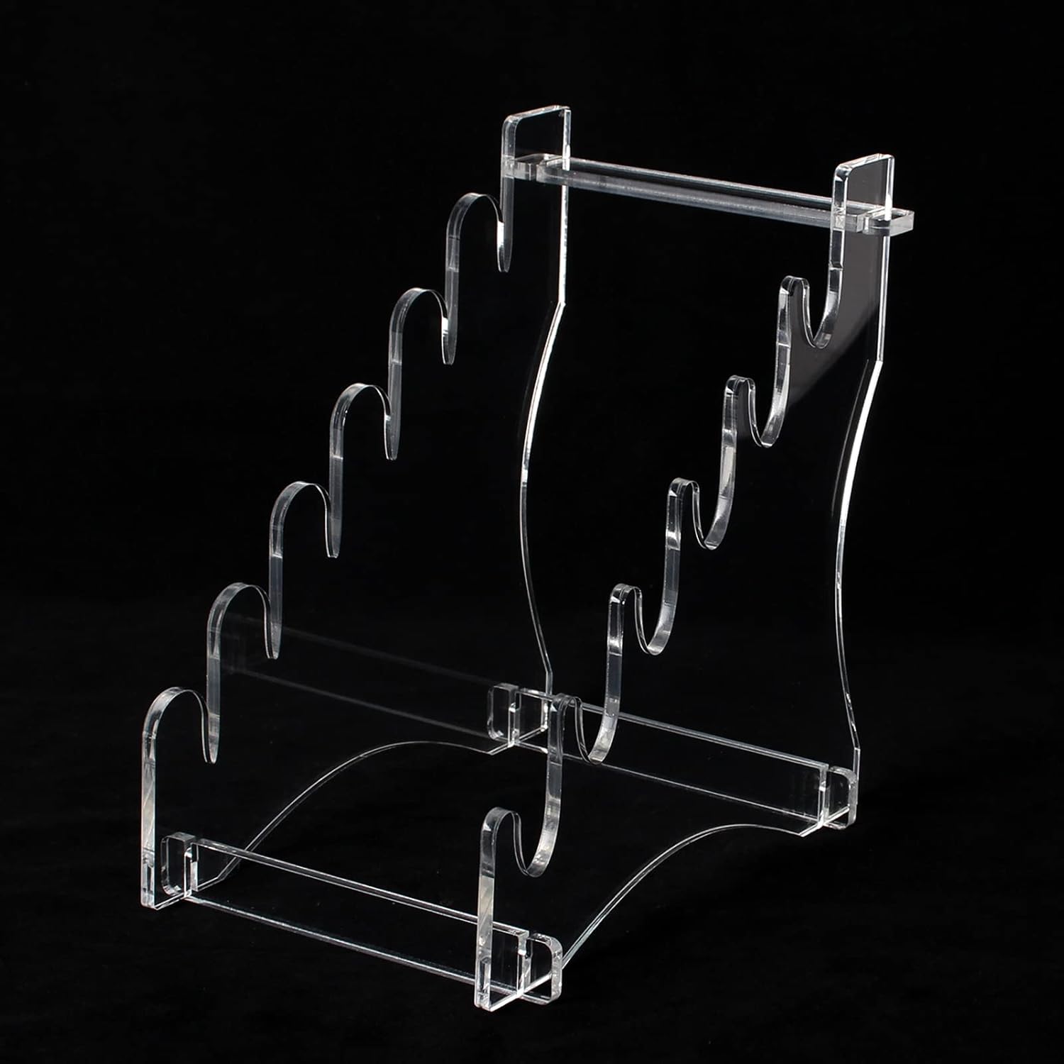 Dagger Stand - Transparent acrylic knife display case for 6 knives