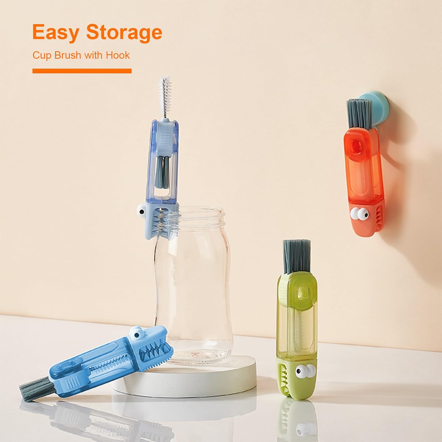 Everything in One Cup Lid Cleaning Brush
