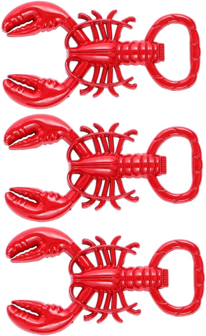 3pcs Funny Zinc Alloy Bottle Opener Keychain